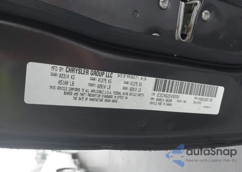 2014 Dodge Charger Se z USA, uszkodzony, nr VIN 2C3CDXBG2EH283559